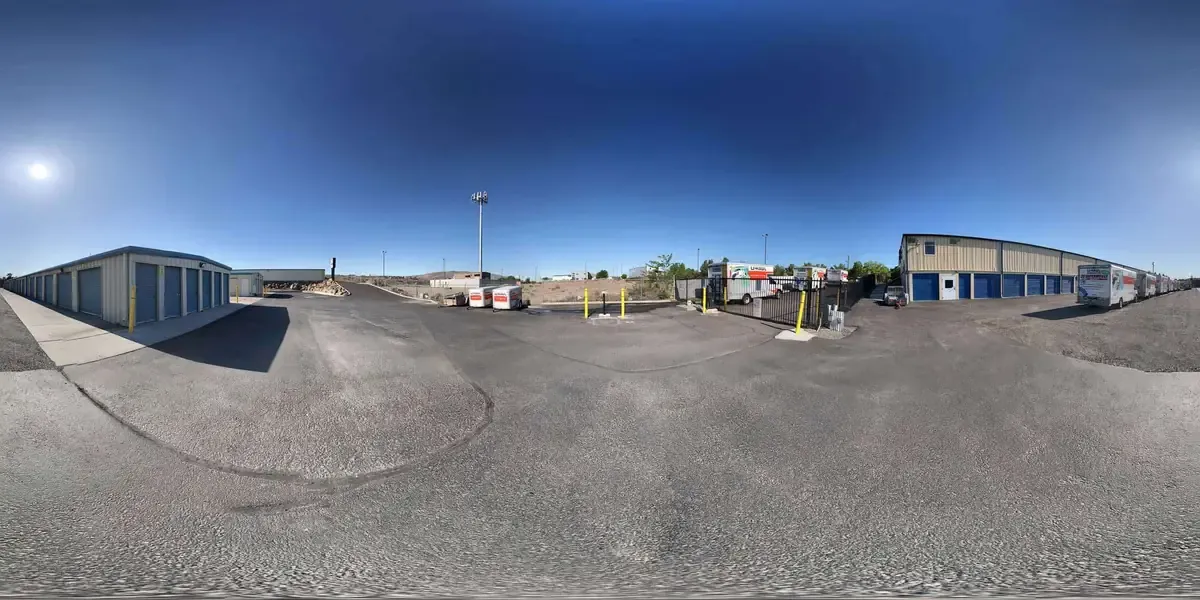 Storage facility entrance at ABC Mini storage